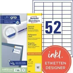 Avery Zweckform Etikett QuickPEEL ws 5.200 St./Pack.