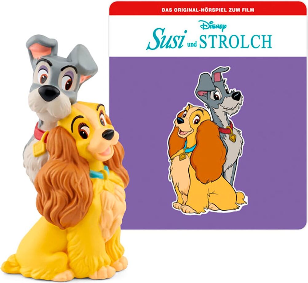 TONIES Hörspielfigur "Disney - Susi & Strolch", bunt, Hörspiele, Hörspielfigur
