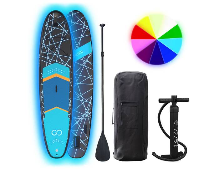LED Stand Up Paddle LASER 320 cm schwarz