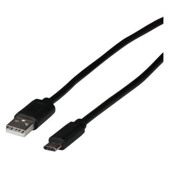 EFB Elektronik USB2.0 Anschlusskabel A-C (2 m, USB 2.0, 15 W) (EBUSBC-USB20AK.2)