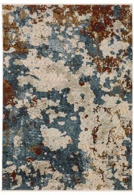 Style Haven Hendrix Mottled Abstract Beige/ Multi Fringe Edge Area Rug