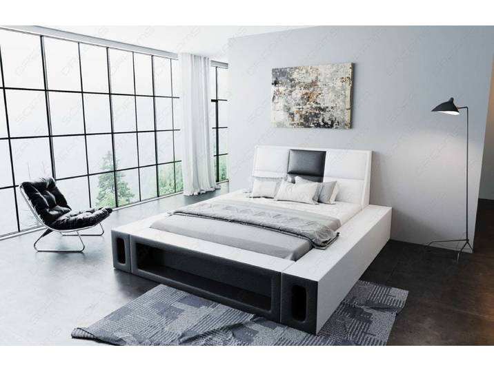 Wasserbett Venosa mit LED und großen Seitenboxen
