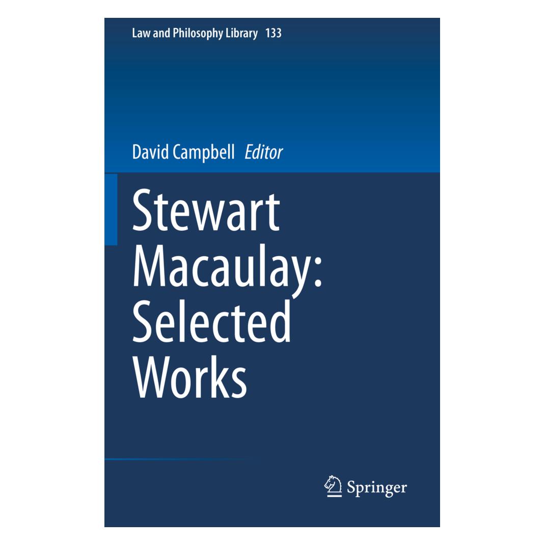 Springer Stewart Macaulay: Selected Works (Englisch, Softcover, Campbell, David) (56215894)