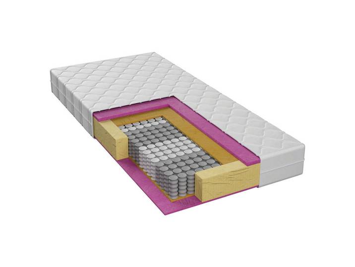 Boxxx Taschenfederkernmatratze, Weiß, H1 + H2, 120x200 cm, Bezug abnehmbar/waschbar, alternative Größen erhältlich, Wendematratze, Schlafzimmer, Matratzen Shop, Matratzen, Taschenfederkernmatratzen