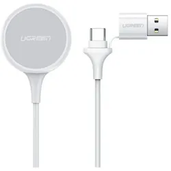 Ugreen Wireless Charging für Apple Watch mit USB-C & USB-A, Smartwatch Zubehör, Weiss