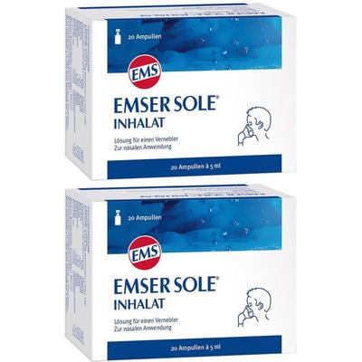 Emser Sole Inhalat Lösung f.e.Vernebler 2x 2x20 St für einen Vernebler