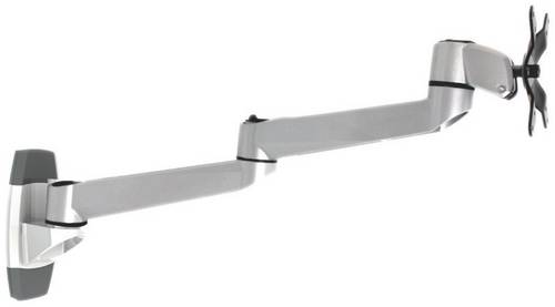 SpeaKa Professional SP-1624856 SuperSwivel Monitor-Wandhalterung 1 Display(s) 25,4cm (10") - 76,2cm (30") Silber-Schwarz Neigbar