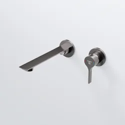 Steinberg Serie 290 Waschtisch-Wand-Einhebelmischer, Gunmetal gebürstet 290 1814 3 BGM