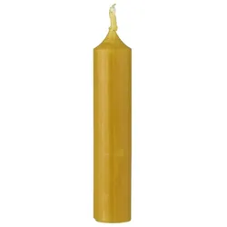 IB Laursen Rustikale Stabkerze 11 cm | Ø 2,2 cm, curry