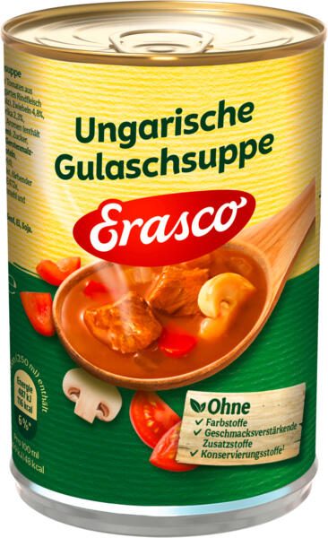 Erasco Ungarische Gulaschsuppe 390,0 g 130574006