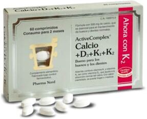 Pharma Nord ACTIVECOMPLEX CALCIO + D3 + K 60 Tabs