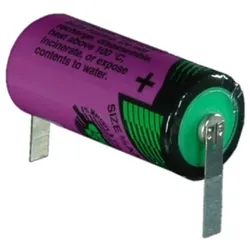 Tadiran Lithium 3,6V Batterie SL 761/T 2/3AA - Zelle, mit Lötfahnen U-Form