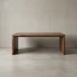 KADIMA DESIGN Schreibtisch TEKO: Massivholz Sheesham, 200x100 cm, Stauraum, abgerundete Ecken, stabil.
