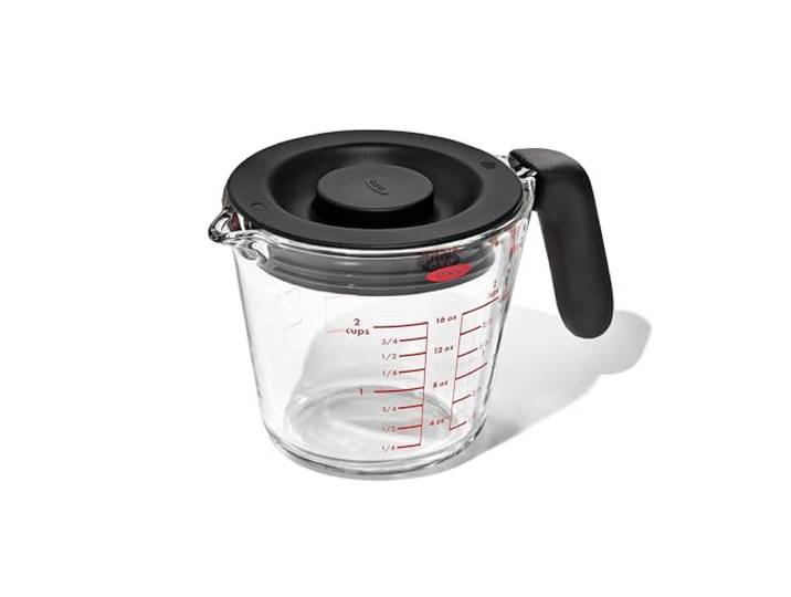 OXO Good Grips 500 mL 2 Kop Glas Maatbeker met Deksel
