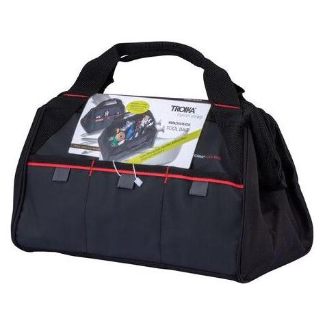 Troika TOOL BAG Werkzeugtasche, schwarz/rot (TBG30/BK)