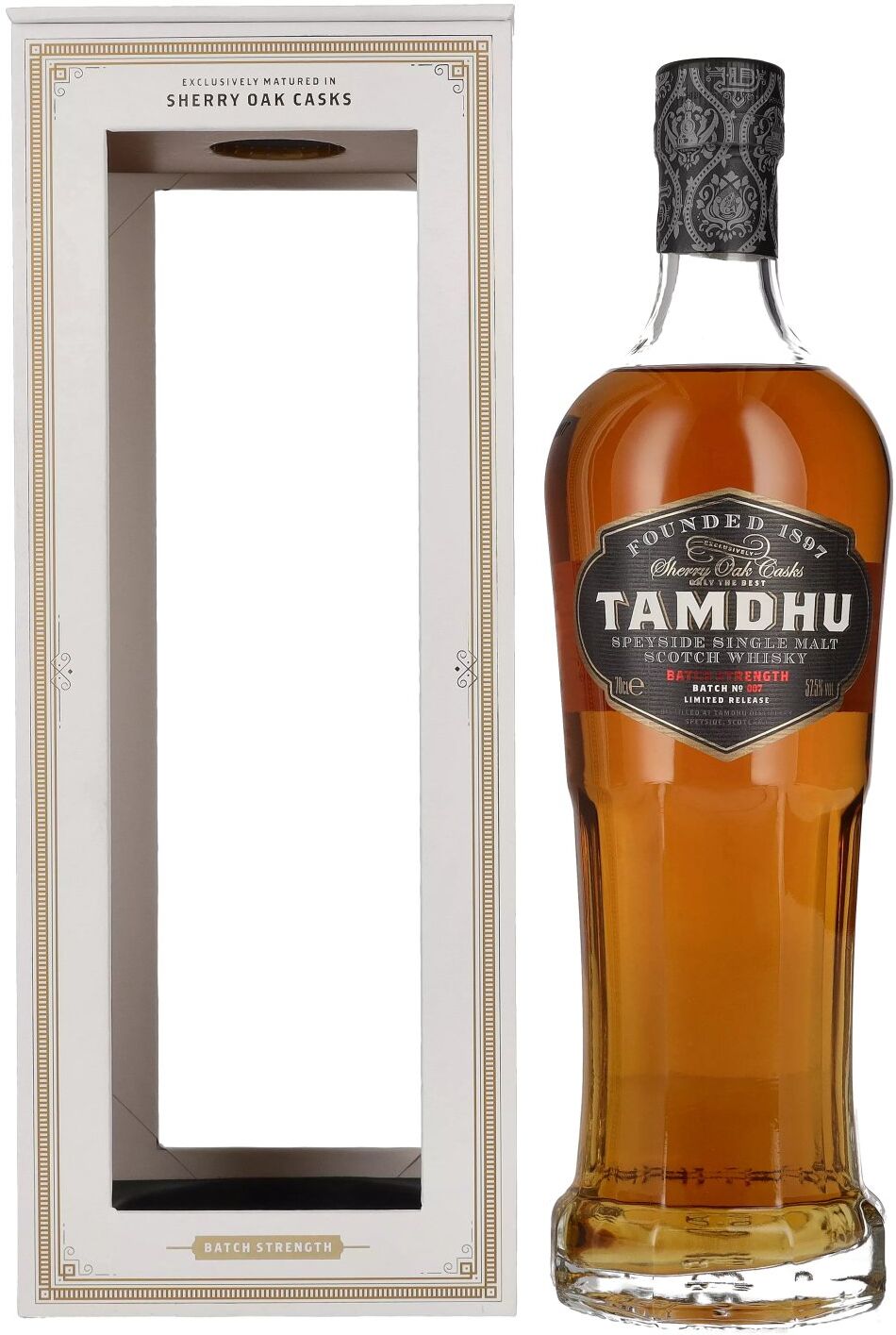 Tamdhu Whisky Tamdhu BATCH STRENGTH Speyside Single Malt No. 007 57,5% Vol. 0,7l in Geschenkbox