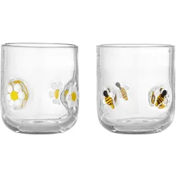Bloomingville - Buzz Drinking Glass - Clear, Trinkgläser, Transparent