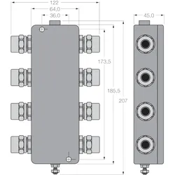 Turck PROFIBUS-PAIP67 JBBS-48-T615B/EX