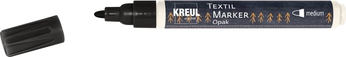 KREUL Opak Medium Textilmarker schwarz 2,0 - 4,0 mm, 1 St.