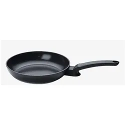 Fissler Patelnia Patelnia Ceratal Evo Classic 24 cm Czarna, Pfanne + Kochtopf, Schwarz