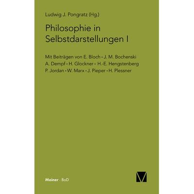 Philosophie in Selbstdarstellungen I, Taschenbuch von , Meiner, F, 978-3-7873-0341-0