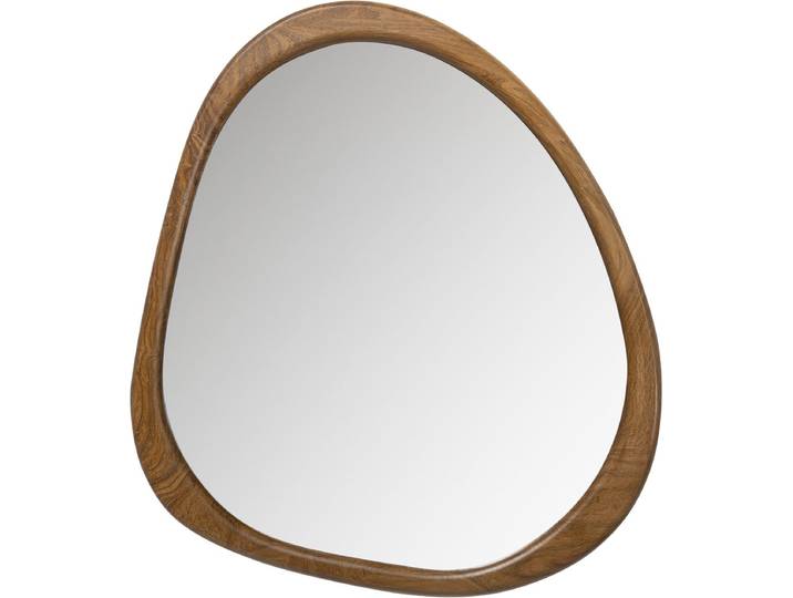 WOOOD Leif Spiegel - Hout - Naturel - 48x44x2