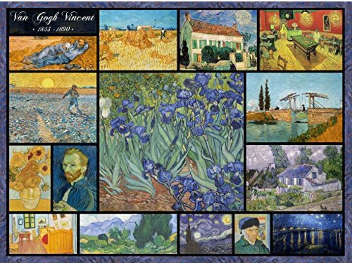 Puzzel 2000 stukjes - collage - Vincent van Gogh