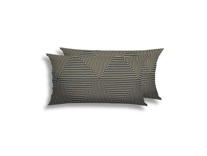 Kissenbezüge FLORELLA Jiu dunkelblau Edel-Satin, 100% Baumwolle , blau (dblau), B:40cm H:80cm L:80cm, Satin, Obermaterial: 100% Baumwolle CO., Kissenbezüge, Kissenbezüge
