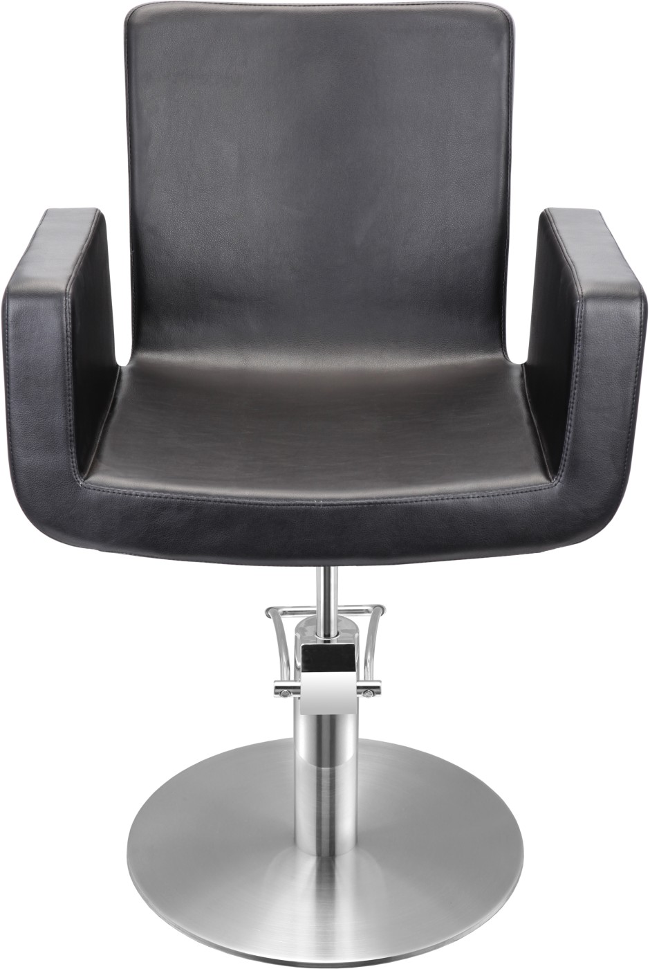 Sibel Attractio Friseurstuhl Schwarz mit Runder Basis SN-0180515