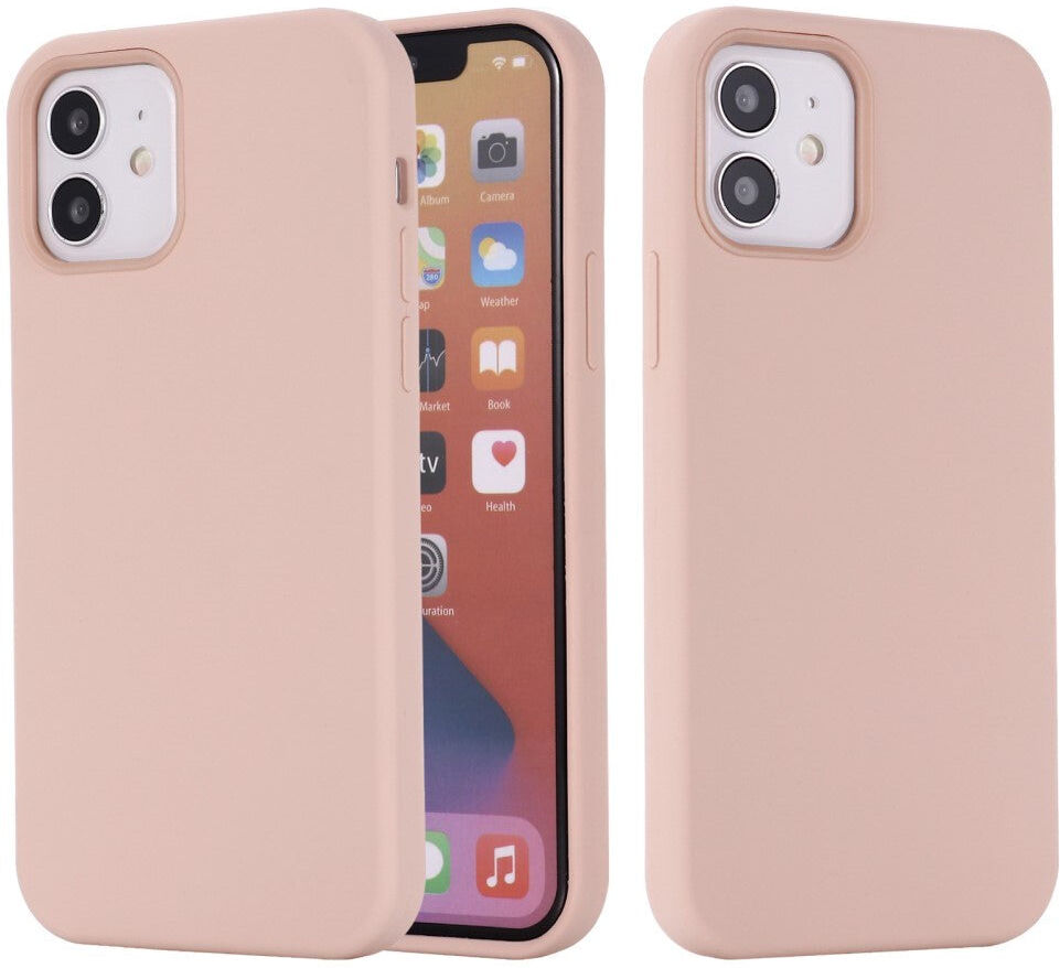 INCOVER iPhone 12 Mini Silikone Case Lyserød MagSafe