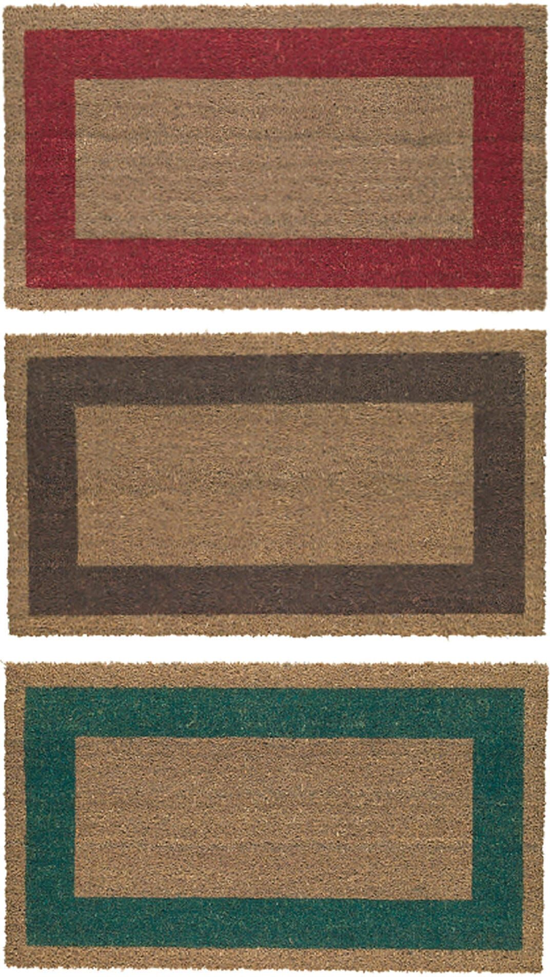 Tecnomat ZERBINO COCCO 45 x 80 x 1,7 cm CON BORDO IN VARI COLORI FONDO VINILE MADE IN ITALY