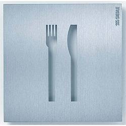 SIEDLE Hinweisschild Restaurant/Kantine (L x B x H) 154 x 154 x 11 mm 1 St. 200032634-00