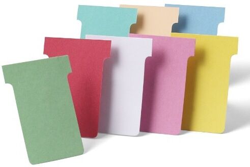 Nobo T-Cards Size 3 80 x 120mm (Pack of 100) - Pink