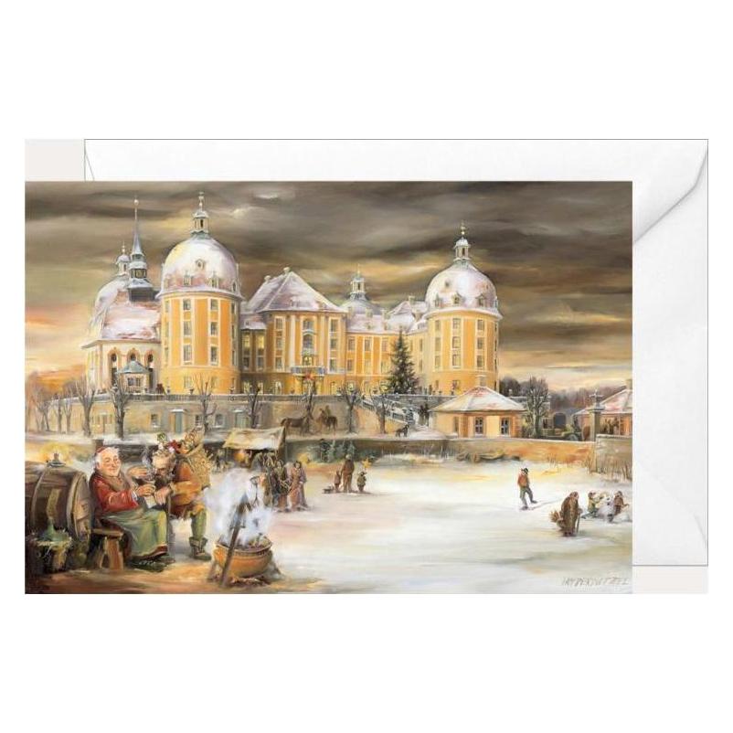 Olewinski & Tochter 2471 - Weihnachtsklappkarte "Moritzburg" (2471)