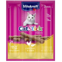 Vitakraft Cat-Stick mini Geflügel & Leber | 3 Stück