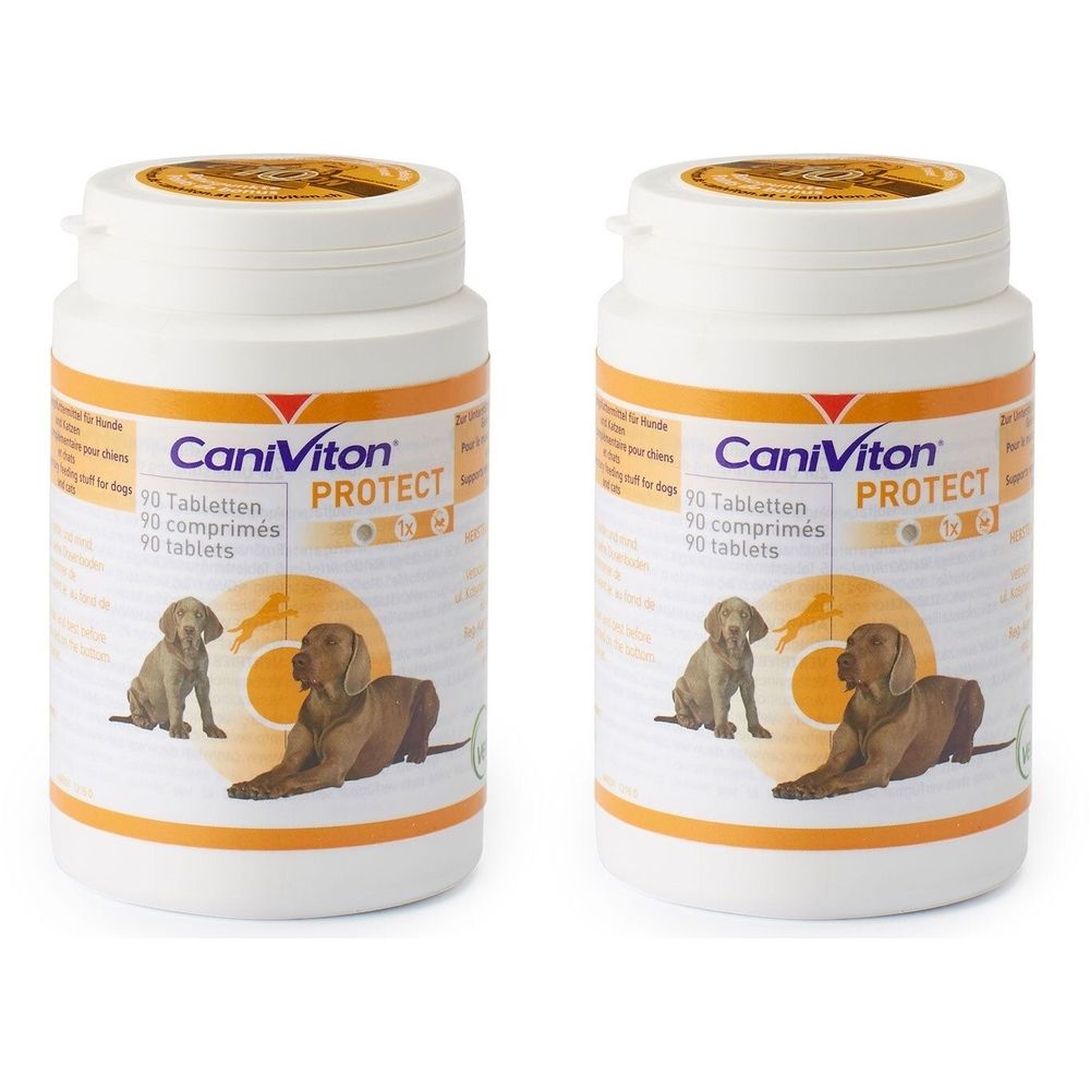 Caniviton Protect Erg.Futterm.Tbl.f.Hunde/Katzen x2 2x90 St Tabletten