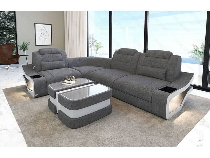 Stoff Ecksofa Elena L-Form