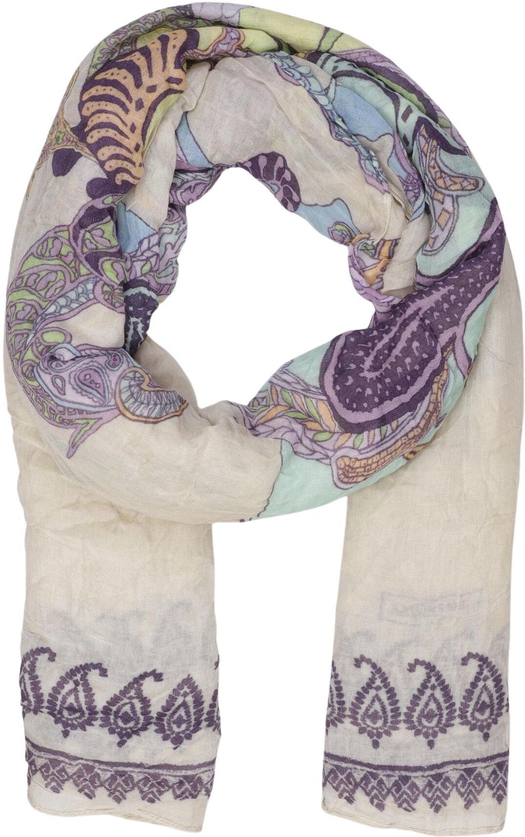 Passigatti Damen Schal oder Tuch, Mehrfarbig, Viskose - Second Hand
