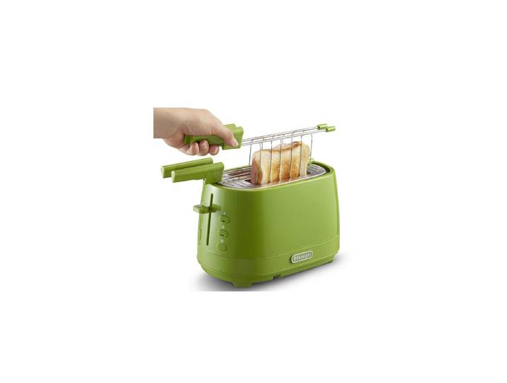 Grille-pain 2 Tranches De Longhi Ctlap2203.gr Vert 550 W