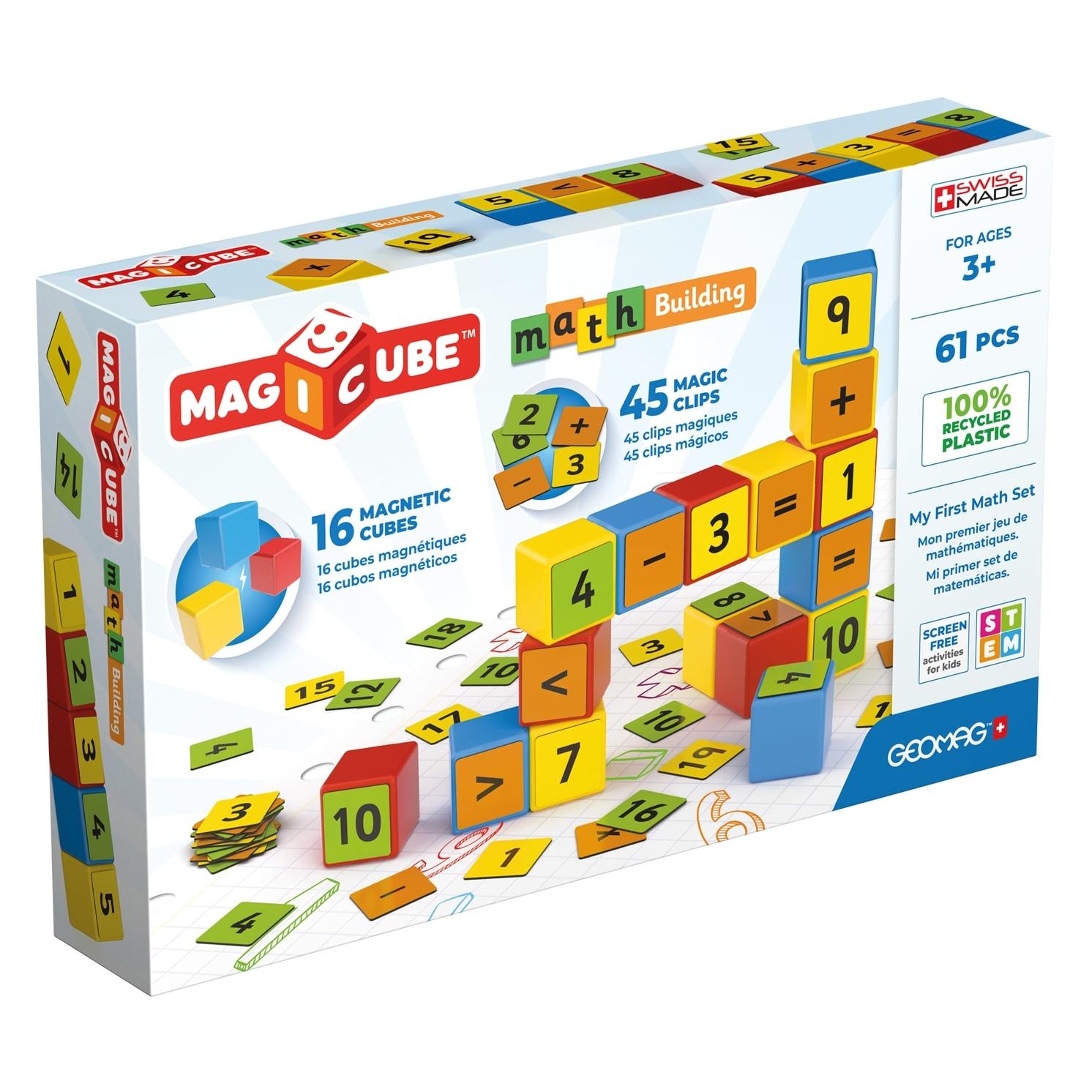Geomag Magicube Magnetische Bouwblokken Mijn Eerste Wiskunde Set - 61-delig (GM257)