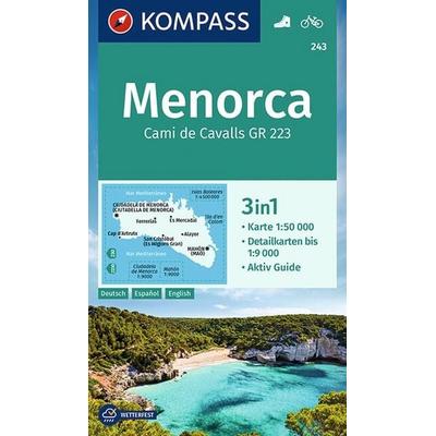 KOMPASS Wanderkarte 243 Menorca 1:50.000, Sonstige von , KOMPASS Freytag & Berndt, 978-3-99044-382-8