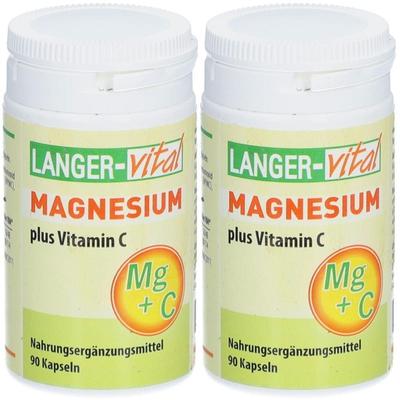 Magnesium+Vitamin C 180 mg/Tag Kapseln 2x 2x90 St