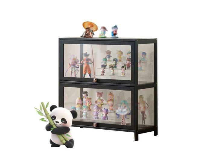 LuxusKollektion Glasvitrine Glasvitrine Stehend 73x60x33cm (1-St)
