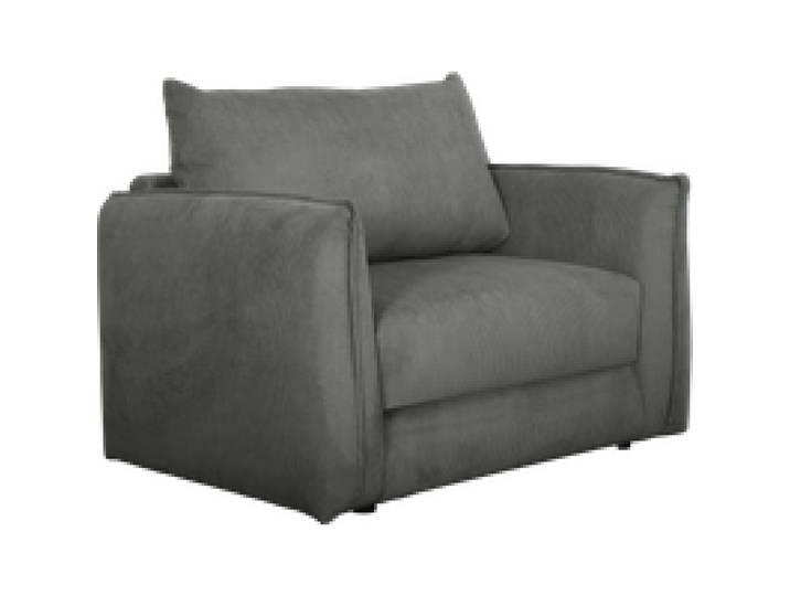 Fauteuil déplimousse velours côtelé Onyx