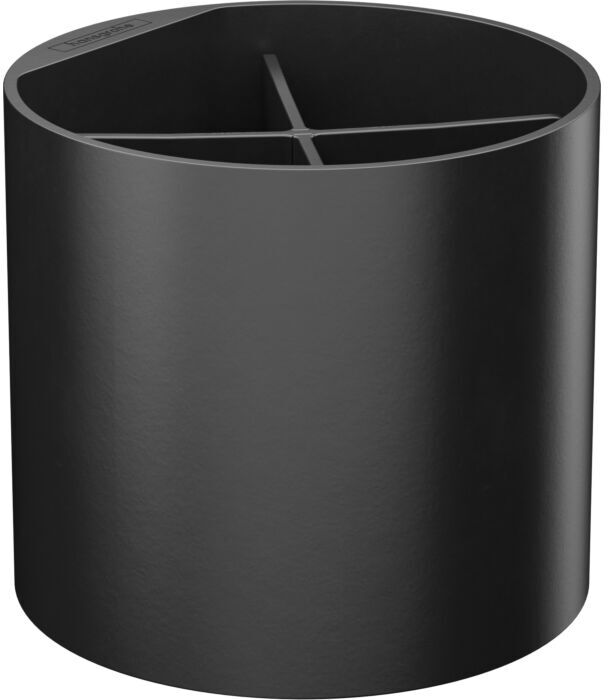 Hansgrohe WallStoris Becher 27921670 d= 126mm, mit Trennwand, Mattschwarz