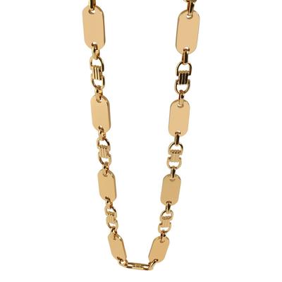 Kette ohne Anhänger ADELIA´S "Unisex Edelstahl Halskette" Gr. 55, gold, Halsketten, Damen, 55, Edelstahl