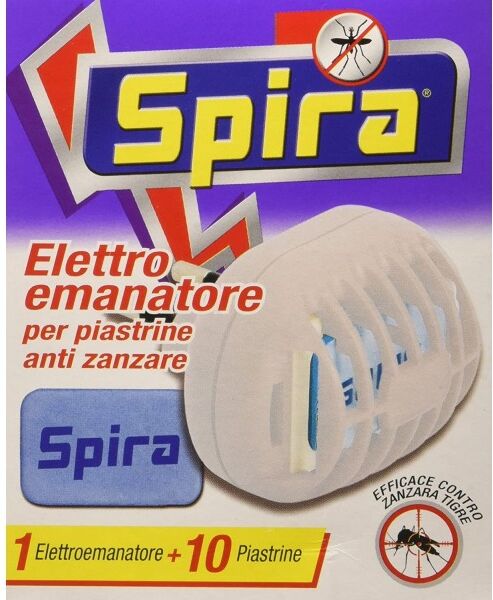 Praise Corporation Spira Elettroemanatore Piastrine Con Spina + 10 Piastrine Classic