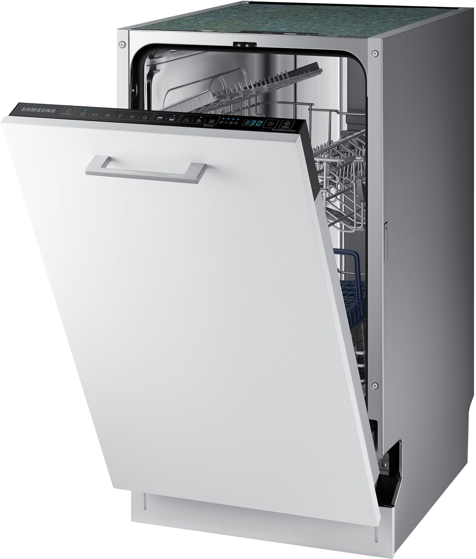 Samsung Lavastoviglie Da Incasso Slim a Scomparsa Totale DW50R4060BB Classe E