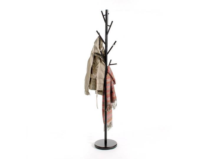 Idimex Kleiderständer Zeno schwarz, Schwarz, Metall, Mode, 30x177x30 cm, Garderobe, Garderobenständer