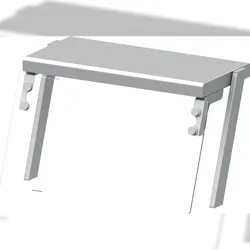 Stalgast Aufsatzbord mit Glas-Hustenschutz und Wärmelampe 767x450x450 mm für Speisenausgabesysteme